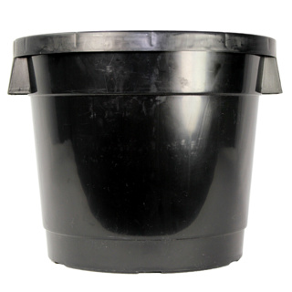 15L Bucket with Handle (300mm)-Black