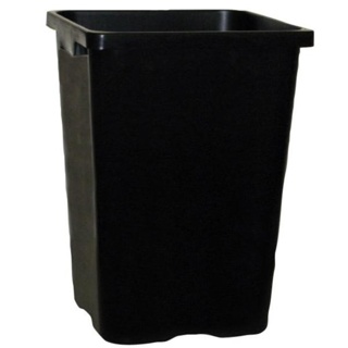 290mm Square POT(WITH HOLES) [400mm Deep] BLACK