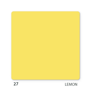0.5L Square Pot (100mm)-Lemon Yellow