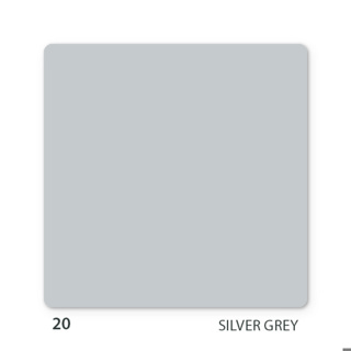 3L Square Smooth (180mm)-Silver Grey