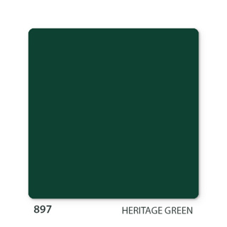 3L Square Smooth (180mm)-H/Green Hl (No Holes)