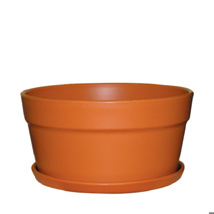 8L Cottage Squat Pot (300mm)-New Clay