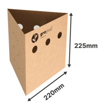 Gropod Mini Tree Guard (225h x 220w) - Cardboard (100)