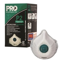 Prochoice Disposable dust masks P2 Valve +Carbon