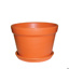 1.1L Cottage Pot (150mm)-Décor Pewter