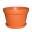 2.6L Cottage Pot (200mm)-Harts Red (Bulk)