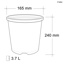 3.7L Citrus Pot (165mm)-Solar Lilac