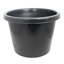 28L Slimline Pot (420mm)-Black (Bulk)