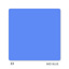 0.8L Square Bottomless (TL) (90mm)-Mid Blue