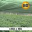 3.66m x 50m (Green) Shadecloth - Heavy (80%)