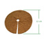 Coir Weed Mat Round - 12cm [1,400 per carton] to suit 140mm pot